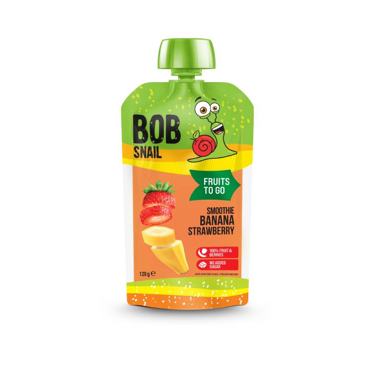 Bob-Snail Frullato di Frutta da Asporto Banana-Fra