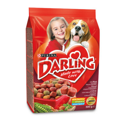 Cibo per cani Darling secco al pollame 500 g (e)